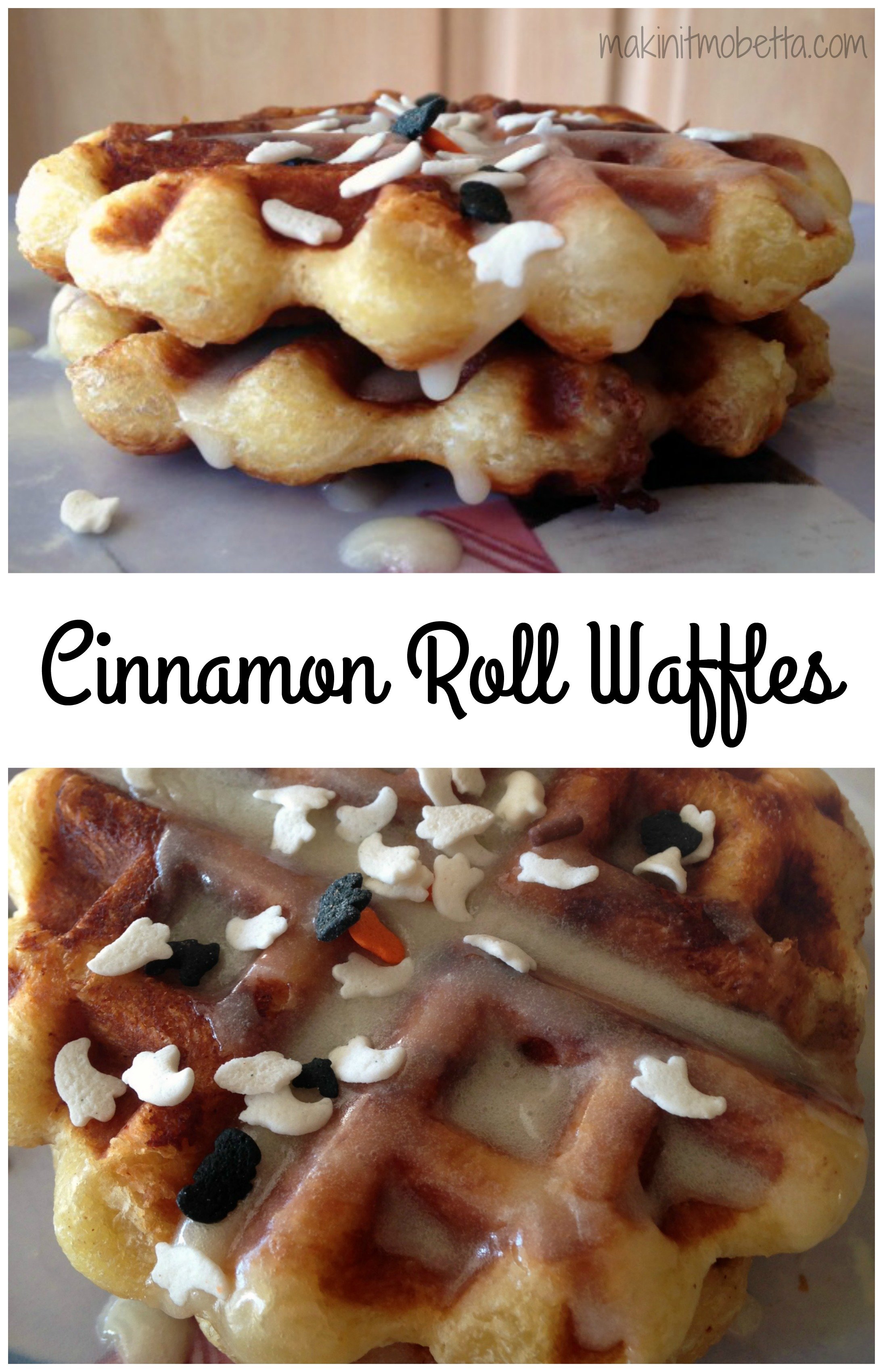 Cinnamon Roll Waffles Pin